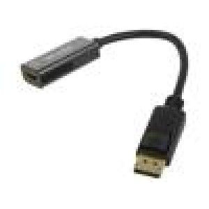 Adaptér DisplayPort vidlice,HDMI zásuvka 0,15m černá