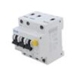 Proudový chránič Ijmen: 16A Iroz: 30mA Póly: 3 240VAC IP20 RCBO