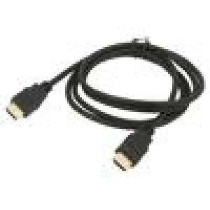 Kabel HDMI 2.0 HDMI vidlice,z obou stran 1,8m černá 24AWG