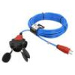 Prodlužovací síťový kabel Zásuvky: 3 PUR modrá 3x1,5mm2 25m