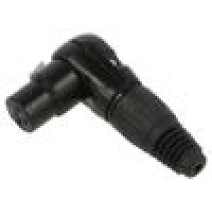 RAMP 3P XLR FEMALE PLUG BLACK