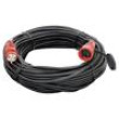 Prodlužovací síťový kabel Zásuvky: 1 guma černá 3x2,5mm2 40m