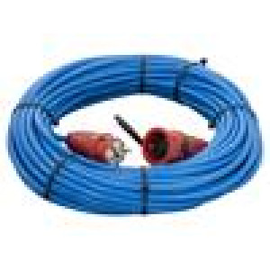 Prodlužovací síťový kabel Zásuvky: 1 PUR modrá 3x1,5mm2 30m
