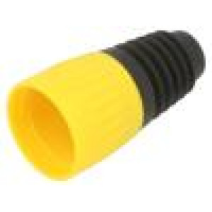 RAMP STRAIN RELIEF CAP YELLOW