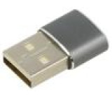 Adaptér OTG,USB 2.0 USB A vidlice,USB C zásuvka 480Mbps