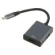 Adaptér HDMI 1.4,USB 3.0 0,15m černá Podpora: 4K,UHD 2160p