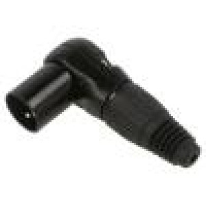 RAMP 3P XLR MALE PLUG BLACK