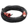 Prodlužovací síťový kabel Zásuvky: 1 guma černá 3x2,5mm2 30m