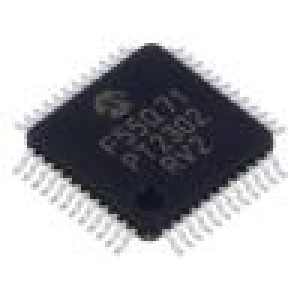PIC18F55Q71-I/PT IC: mikrokontrolér PIC Paměť: 32kB SRAM: 2kB EEPROM: 256B 64MHz