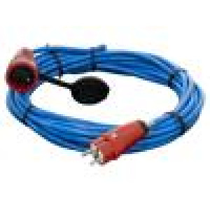 Prodlužovací síťový kabel Zásuvky: 1 PUR modrá 3x1,5mm2 10m