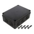 Kryt: propojovací krabice X: 140mm Y: 190mm Z: 70mm IP65 černá