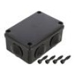 Kryt: propojovací krabice X: 80mm Y: 120mm Z: 50mm IP65 černá