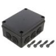 Kryt: propojovací krabice X: 110mm Y: 150mm Z: 70mm IP65 černá
