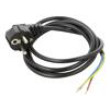 Kabel 3x0,75mm2 CEE 7/7 (E/F) úhlová vidlice,vodiče PVC 1,5m