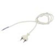 Kabel CEE 7/16 (C) vidlice,vodiče PVC 1,5m bílá 2x0,75mm2