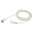 Kabel 3x0,75mm2 CEE 7/7 (E/F) úhlová vidlice,vodiče PVC 5m