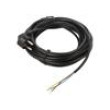 Kabel 3x0,75mm2 CEE 7/7 (E/F) úhlová vidlice,vodiče PVC 10m