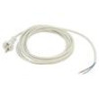 Kabel CEE 7/17 (C) vidlice,vodiče PVC 5m bílá 2x1mm2 16A