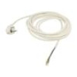 Kabel 3x1mm2 CEE 7/7 (E/F) úhlová vidlice,vodiče PVC 3m bílá