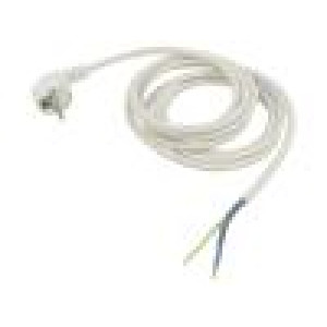 Kabel 3x0,75mm2 CEE 7/7 (E/F) úhlová vidlice,vodiče PVC 1,5m