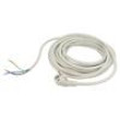 Kabel 3x1,5mm2 CEE 7/7 (E/F) úhlová vidlice,vodiče PVC 10m