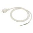 Kabel 3x1,5mm2 CEE 7/7 (E/F) vidlice,vodiče PVC 1,5m bílá