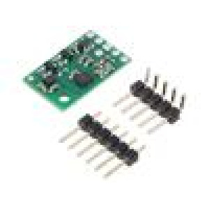 Čidlo: akcelerometr 2,2÷5,5VDC I2C ±2,±4,±8,±16g 20x12,7mm