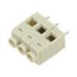 Svorkovnice do plošného spoje úhlové 90° 5mm póly: 3 na PCB