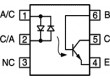 H11AA1 Optočlen THT Kanály:1 tranzistorový výstup Uizol:5,3kV Uce:30V