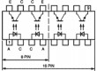 ILQ1 Optočlen THT Kanály:4 tranzistorový výstup Uizol:5,3kV Uce:50V