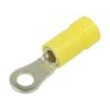 Hrot: očkový Ø: 4mm 4÷6mm2 krimpovací na kabel izolovaná žlutá
