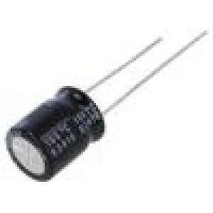 Kondenzátor: elektrolytický low ESR THT 47uF 100VDC ±20%