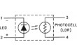 VTL5C10 Optočlen THT Výst fotorezistor 2,5kV