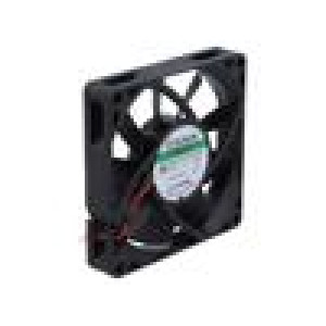 Ventilátor: DC axiální 12VDC 80x80x15mm 57,06m3/h 33,6dBA