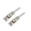 Patch cord S/FTP 6a drát Cu LSZH šedá 45m 27AWG Økab: 5,8mm