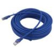 Patch cord S/FTP 6a drát Cu LSZH modrá 15m 27AWG Økab: 5,8mm