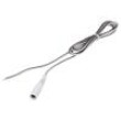 Kabel 2x0,35mm2 vodiče,DC 5,5/2,5 zásuvka přímý bílá 1,5m