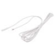 Kabel 1x1mm2 vodiče,DC 5,5/2,5 zásuvka přímý bílá 5m
