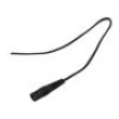 Kabel 2x0,5mm2 vodiče,DC 5,5/2,1 zásuvka přímý černá 0,25m