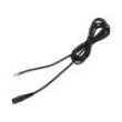 Kabel 1x1mm2 vodiče,DC 5,5/2,5 zásuvka přímý černá 3m