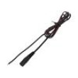 Kabel 2x0,75mm2 vodiče,DC 5,5/2,5 zásuvka přímý černá 2m