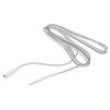 Kabel 2x0,5mm2 vodiče,DC 5,5/2,5 zásuvka přímý bílá 2m