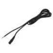 Kabel 1x1mm2 vodiče,DC 5,5/2,5 zásuvka přímý černá 2m