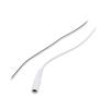 Kabel 2x0,5mm2 vodiče,DC 5,5/2,5 zásuvka přímý bílá 5m
