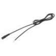Kabel 1x0,5mm2 vodiče,DC 5,5/2,5 zásuvka přímý černá 5m