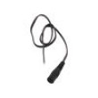 Kabel 2x0,75mm2 vodiče,DC 5,5/2,1 zásuvka přímý černá 0,25m