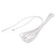 Kabel 1x1mm2 vodiče,DC 5,5/2,5 zásuvka přímý bílá 1,5m