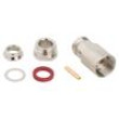 Zástrčka N zásuvka přímý 50Ω pájení,šroubovací (clamp) PTFE