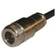 Zástrčka N zásuvka přímý 50Ω pájení,šroubovací (clamp) PTFE
