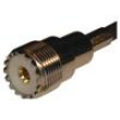 Zástrčka UHF (PL-259) zásuvka přímý pájení,krimpovací POM